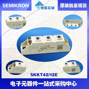 SKKT42/12E 功率西門(mén)康可控硅模塊,現(xiàn)貨直銷!