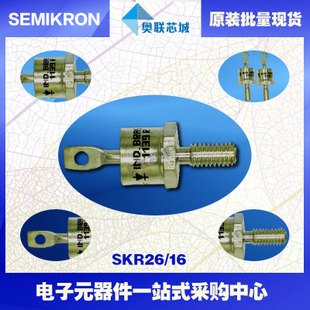 全新原裝功率平板晶閘管模塊SKR26/16 特價熱賣！
